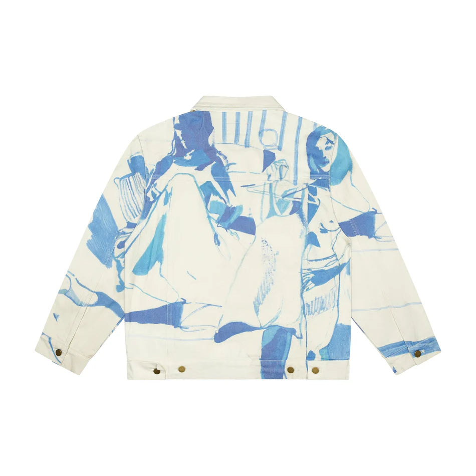 1989 Bedroom Painting Denim Jacket