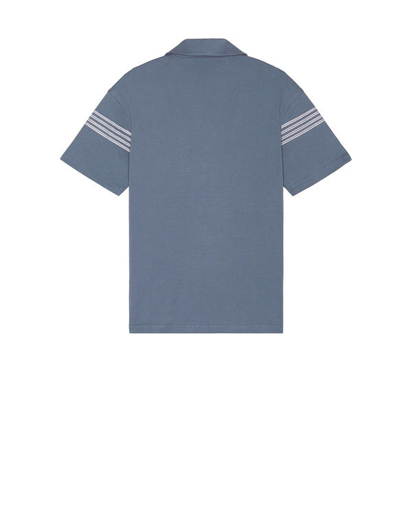 Temptation Island S06 Mark L. Walberg Blue Printed Shirt