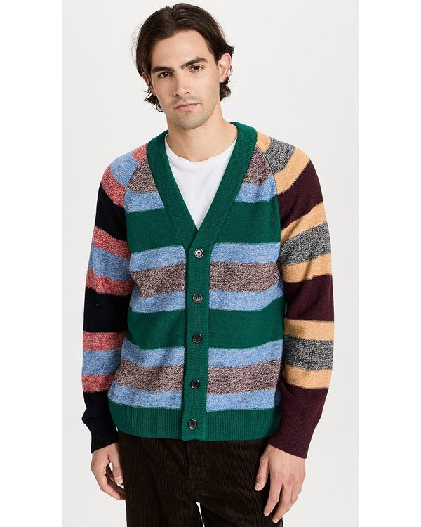 Night Court S03 Nyambi Nyambi Multicolor Striped Cardigan