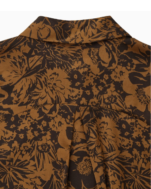 House Of Payne S13E19 Mirandas Black Floral Print Shirt
