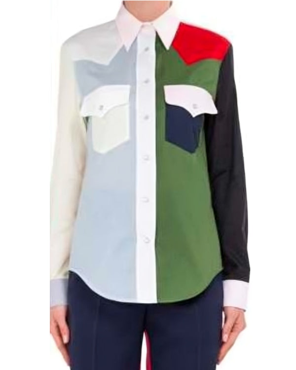 And Just Like That S03 Miranda Hobbes Western Multicolored Shirt