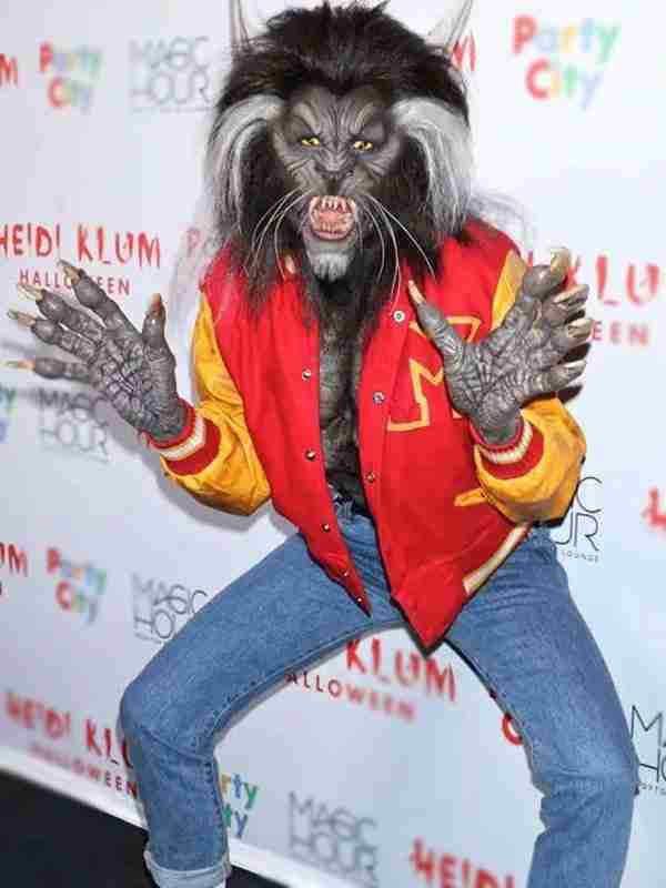 18th Annual Halloween Party Heidi Klum Varsity Jacket