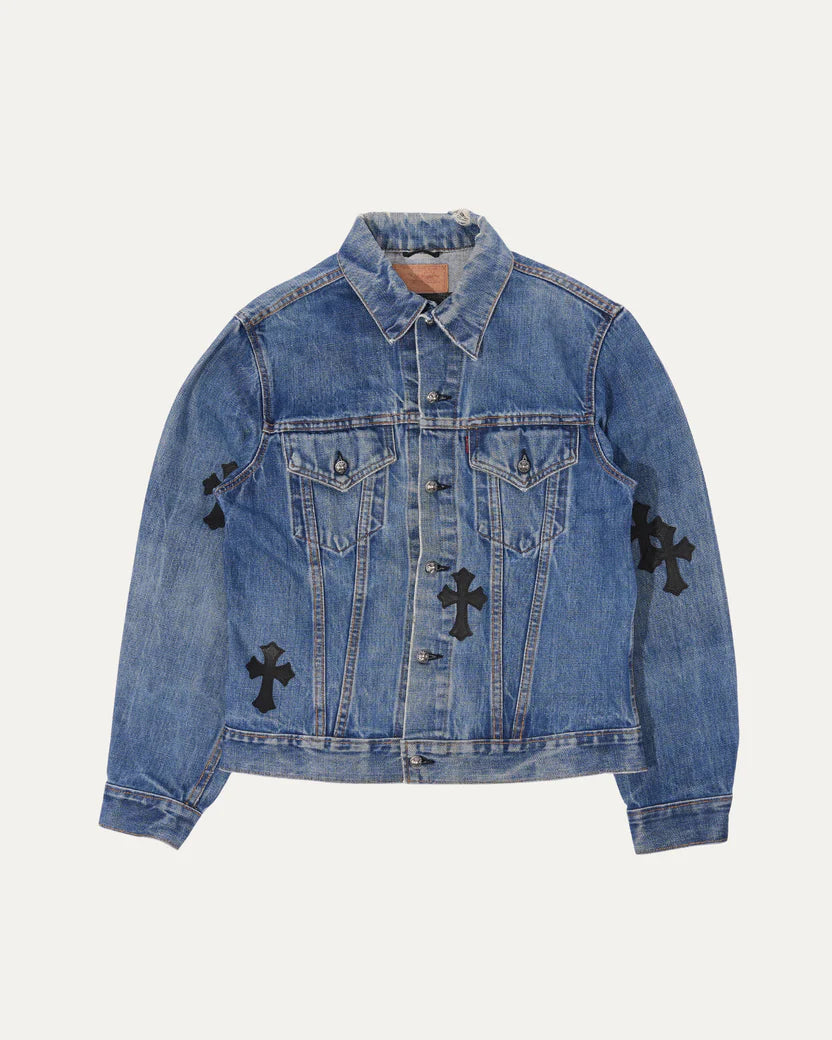 Chrome Hearts Levi's Cross Patch Denim Jacket