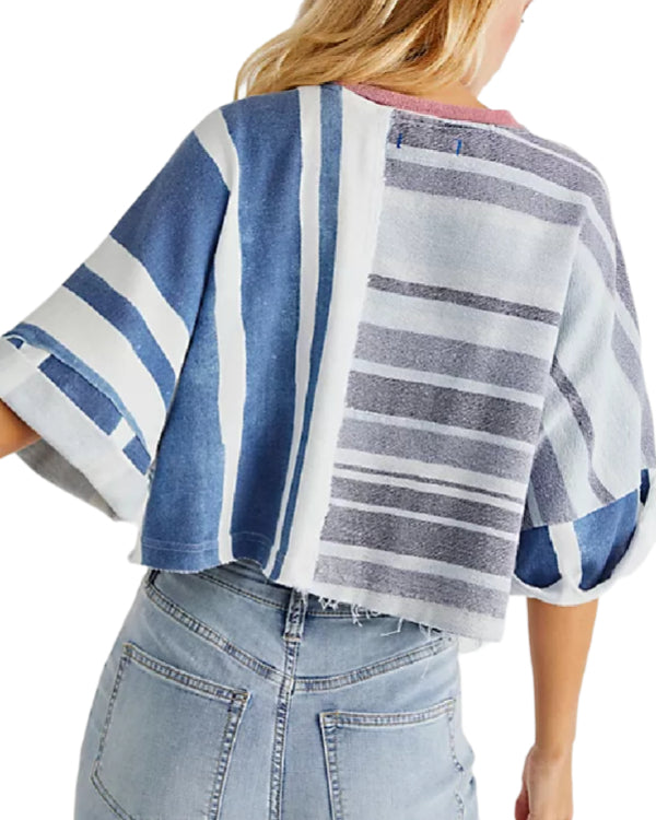North Of North S1E4 Milles Striped Cropped T-Shirt