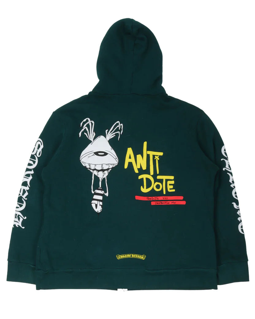 Chrome Hearts Matty Boy Antidote Zip-Up Hoodie