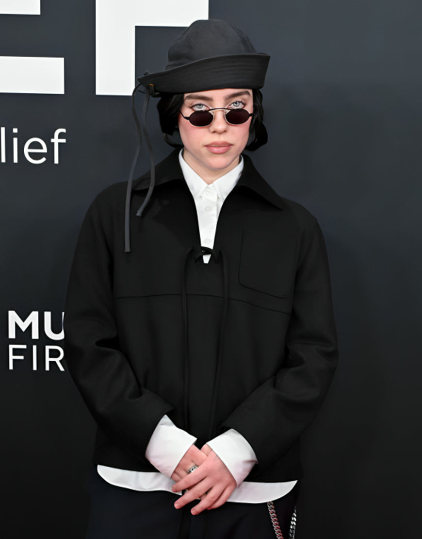 Billie Eilish Grammy Awards 2025 Black Jacket