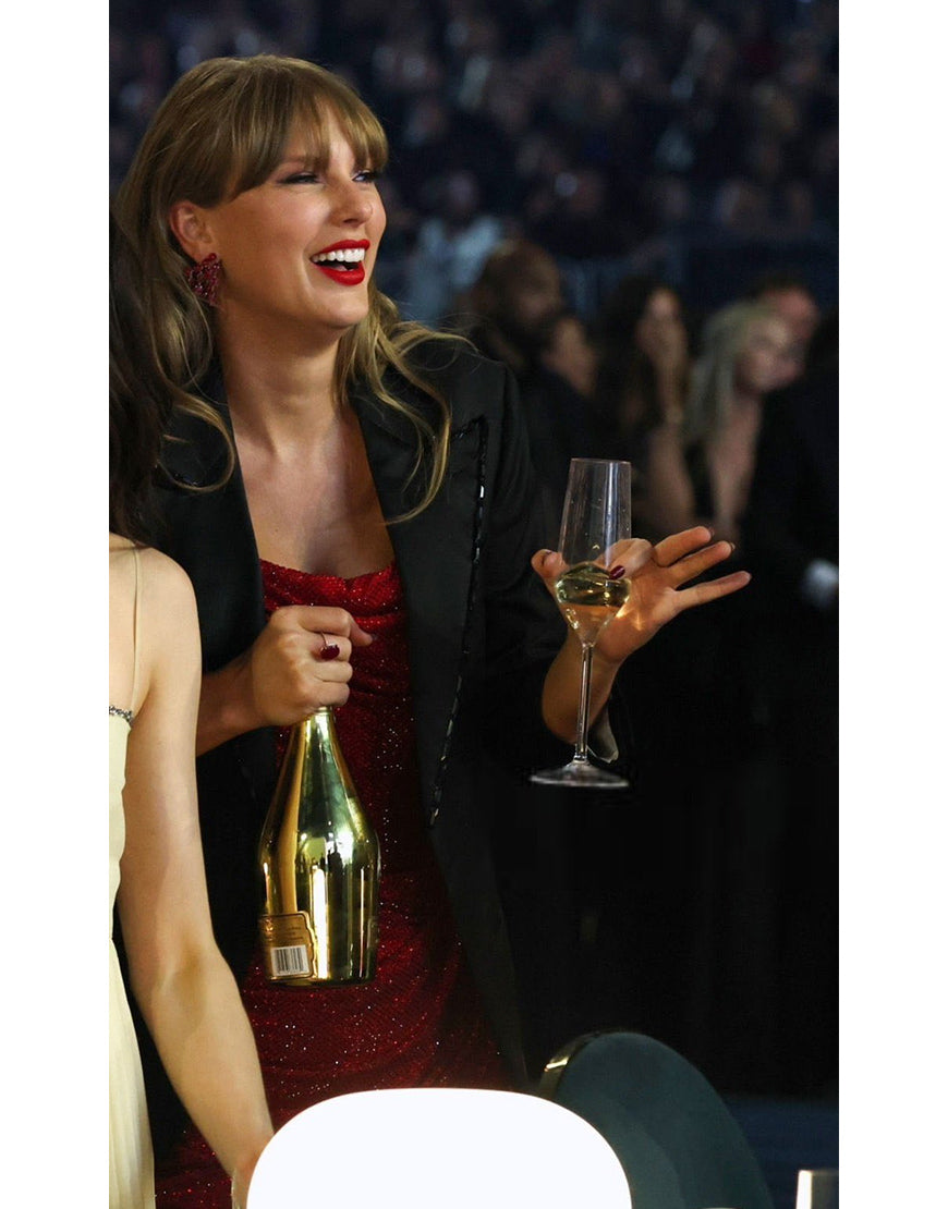 Taylor Swift Grammy Awards 2025 Black Blazer