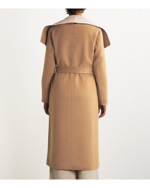 Chicago Med S10 Beige & White Two Tone Wrap Coat