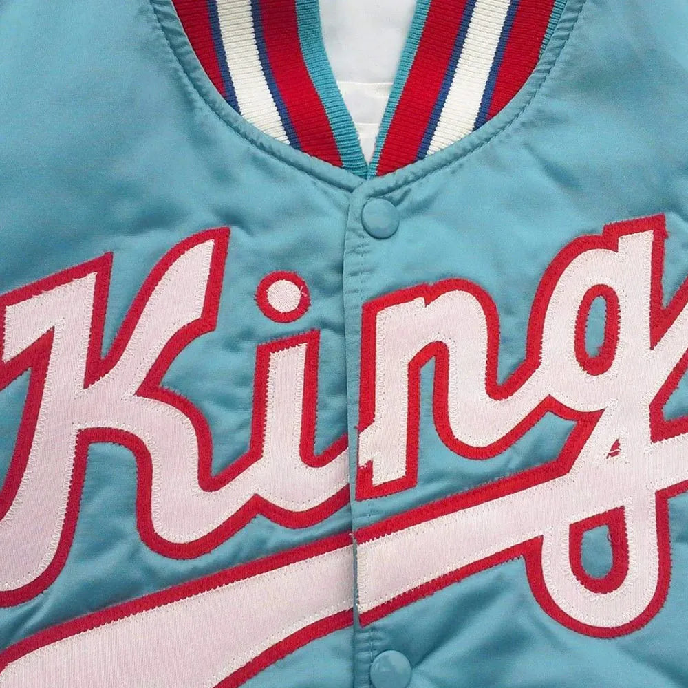 80’s Sacramento Kings Mint Satin Jacket