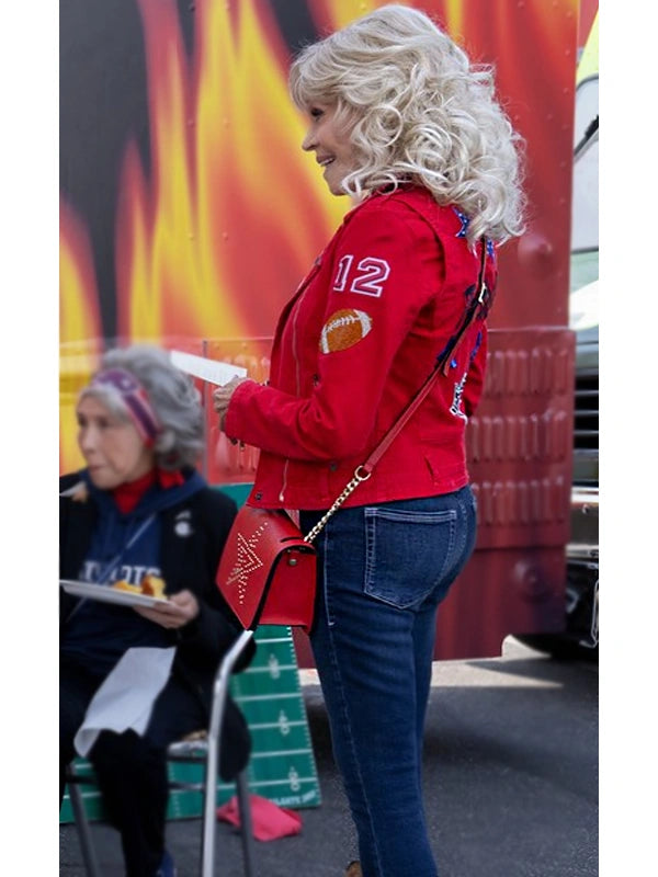 80forBradyJaneFondaRedJacket