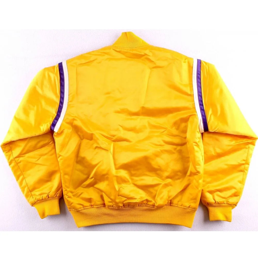 80s Lakers Los Angeles Satin Jacket