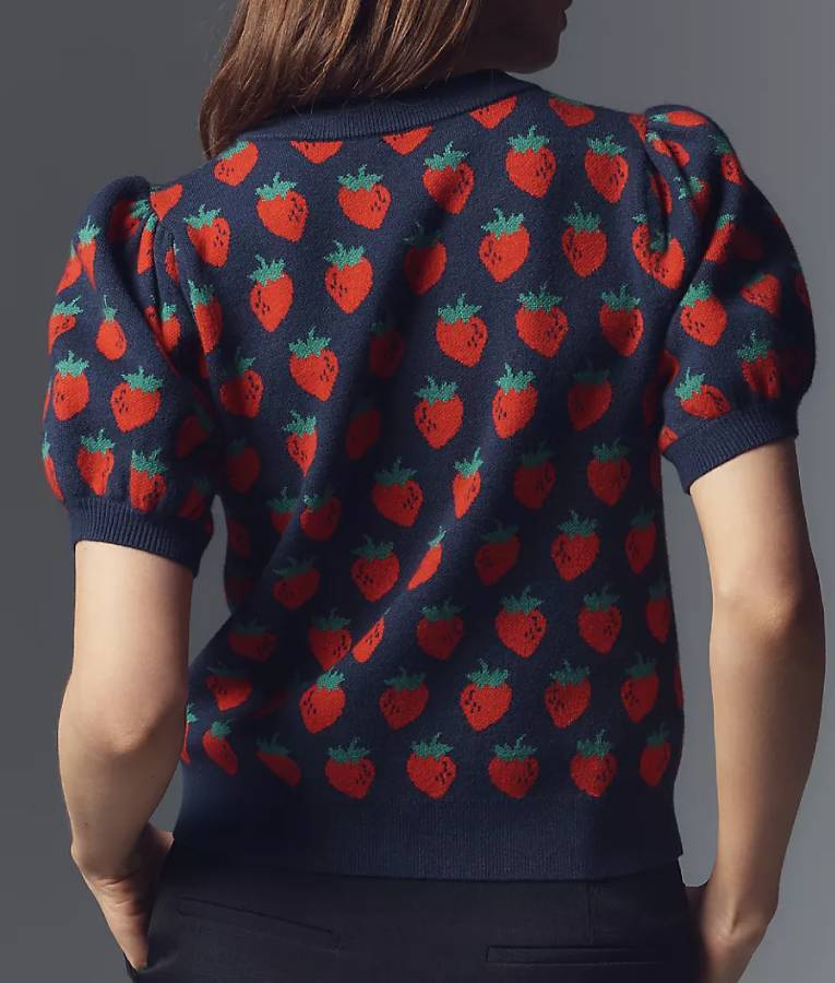 9-1-1 Mara Driskell Strawberry Printed Shirt