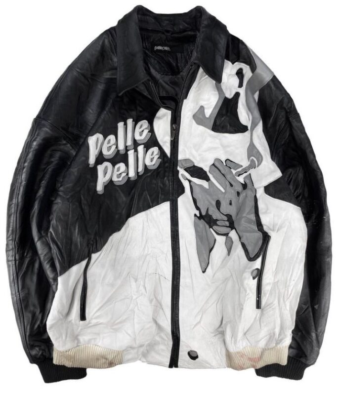 90’s Pelle Pelle Mugshot Mafia Leather Jacket