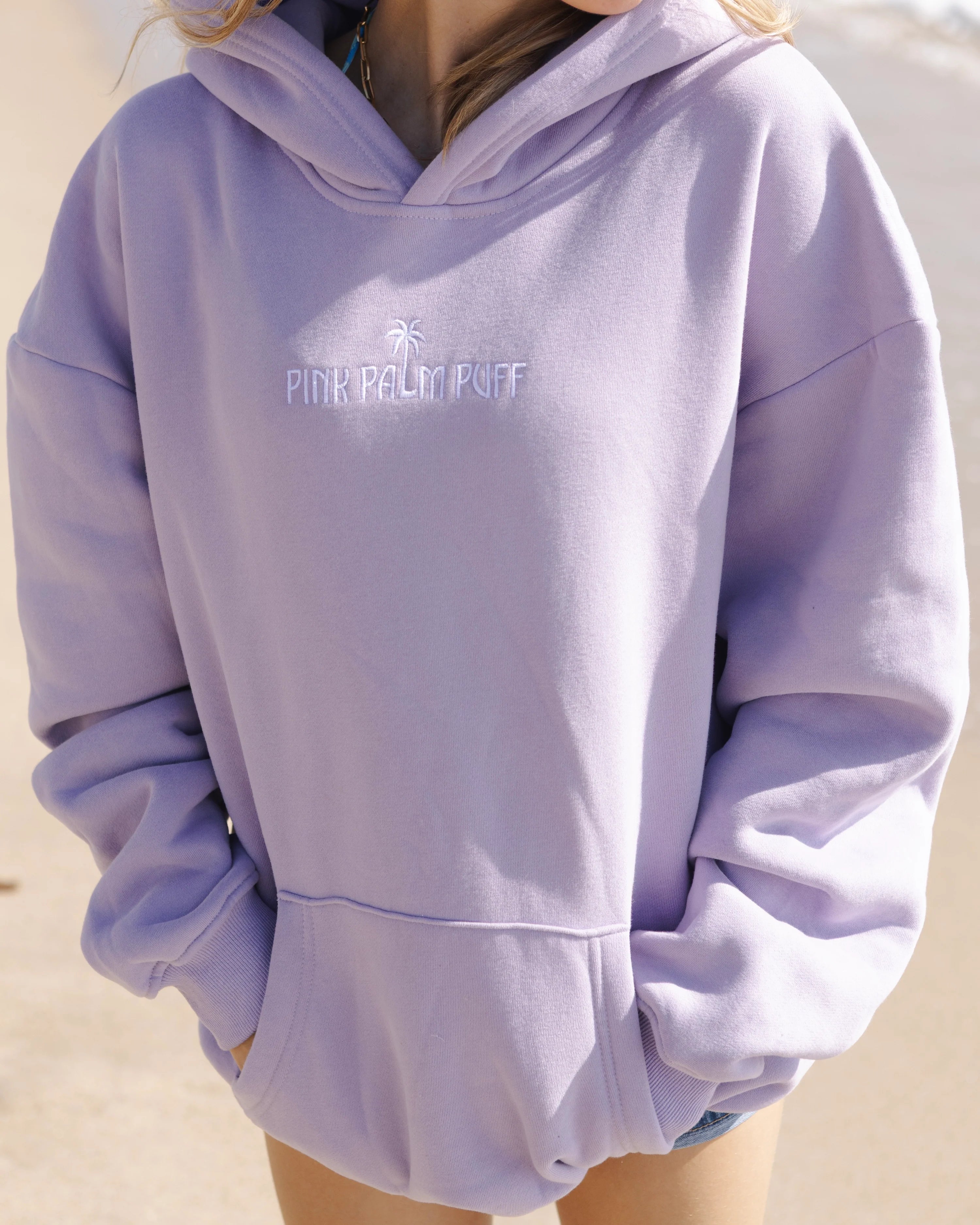 Classic Puff Hoodie in Orchid