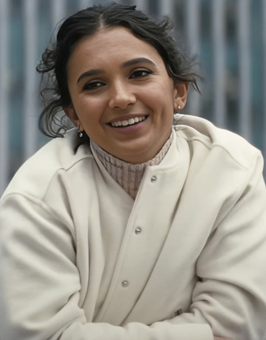 A Working Man 2025 Arianna Rivas White Jacket