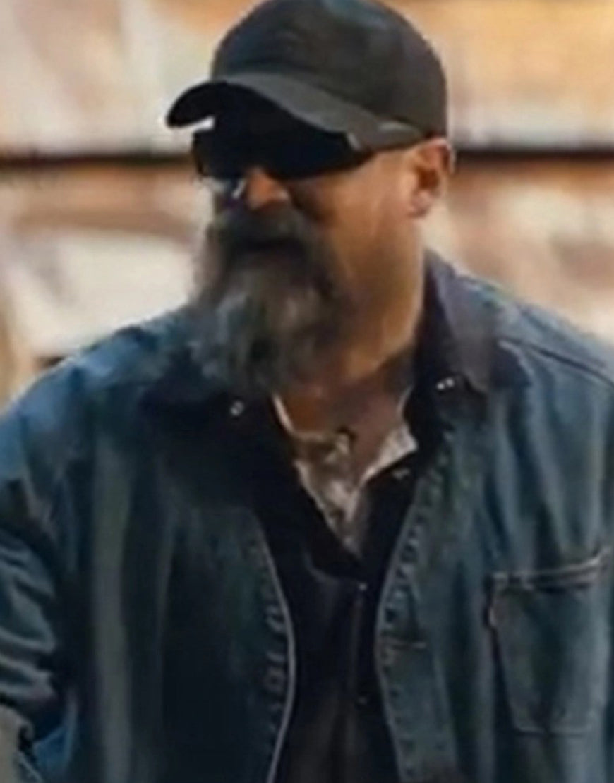 A Working Man 2025 David Harbour Denim Jacket