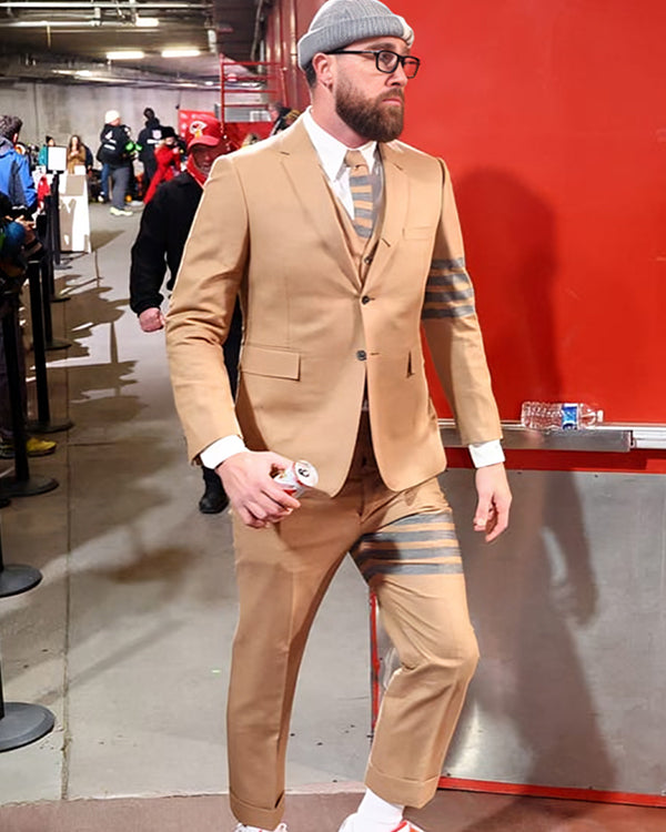Travis Kelce AFC Championship Suit