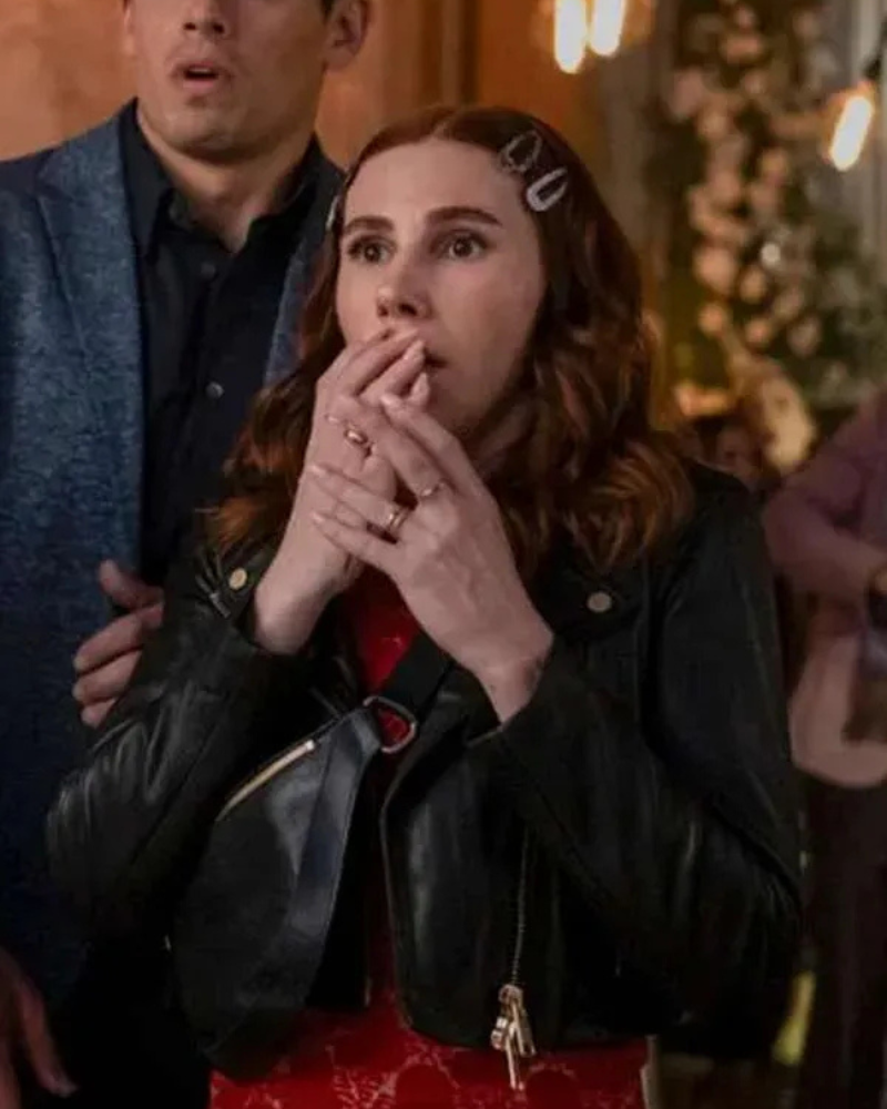 AJLaidTvSeriesBlackLeatherJacket
