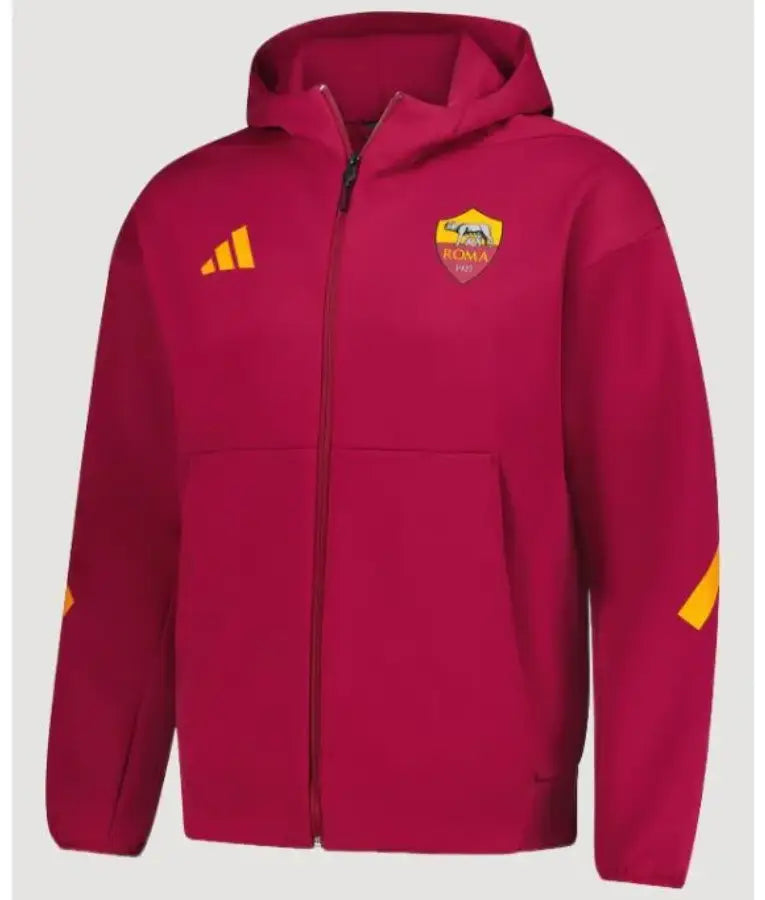 AS Roma Adidas 2025/26 Anthem Red Jacket