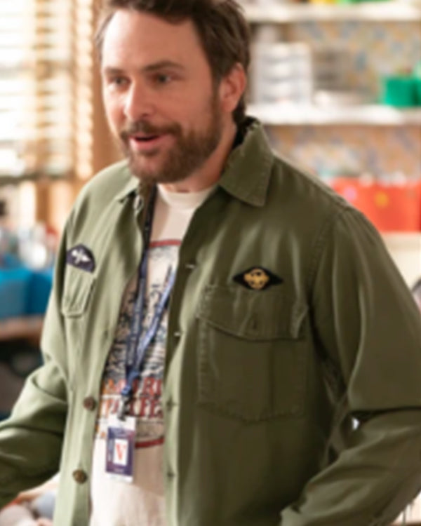 Abbott Elementary S04 Charlie Day Military Jacket