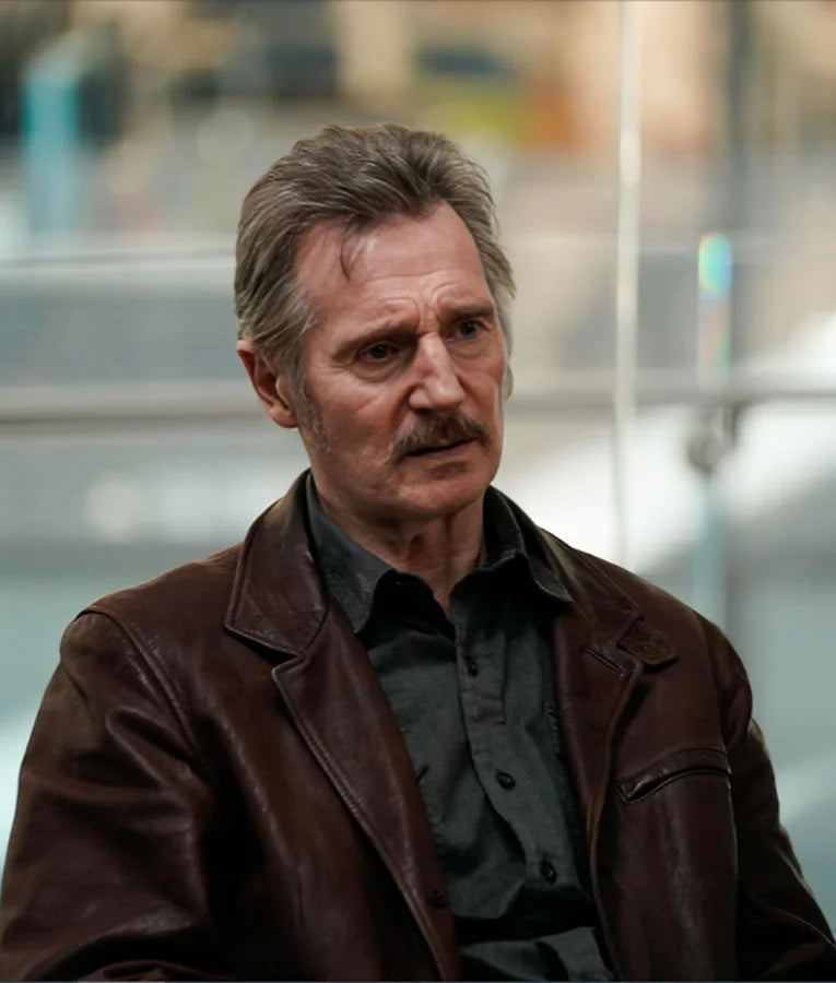 Absolution 2024 Liam Neeson Leather Jacket