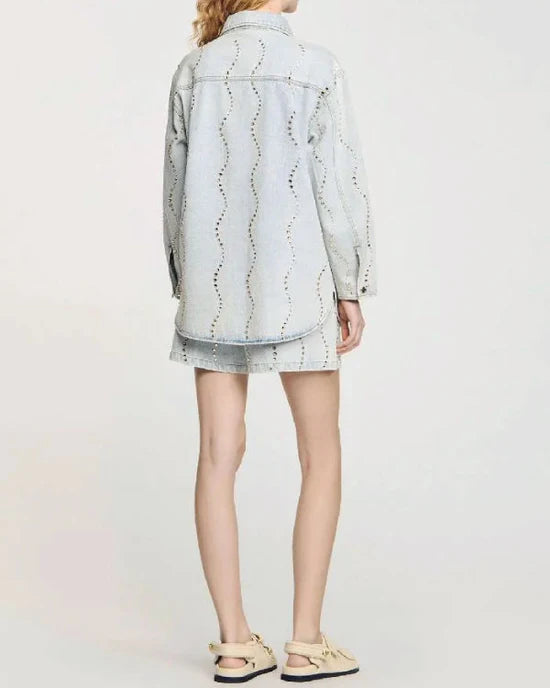 Access Hollywood 2025 Zuri Hall Embellished Shirt
