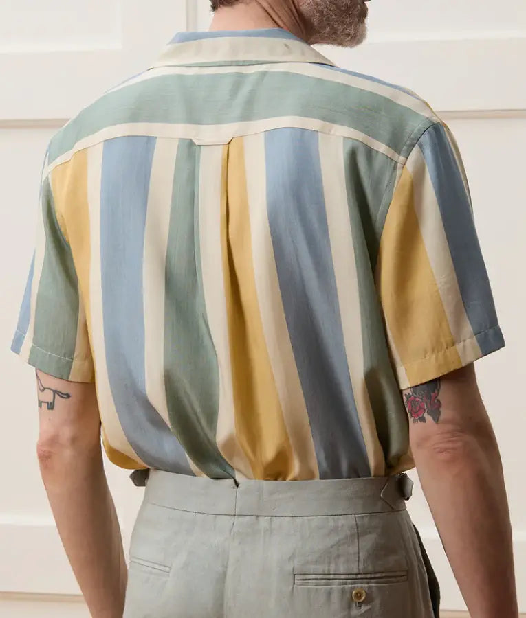 Access Hollywood Scott Evans Striped Shirt