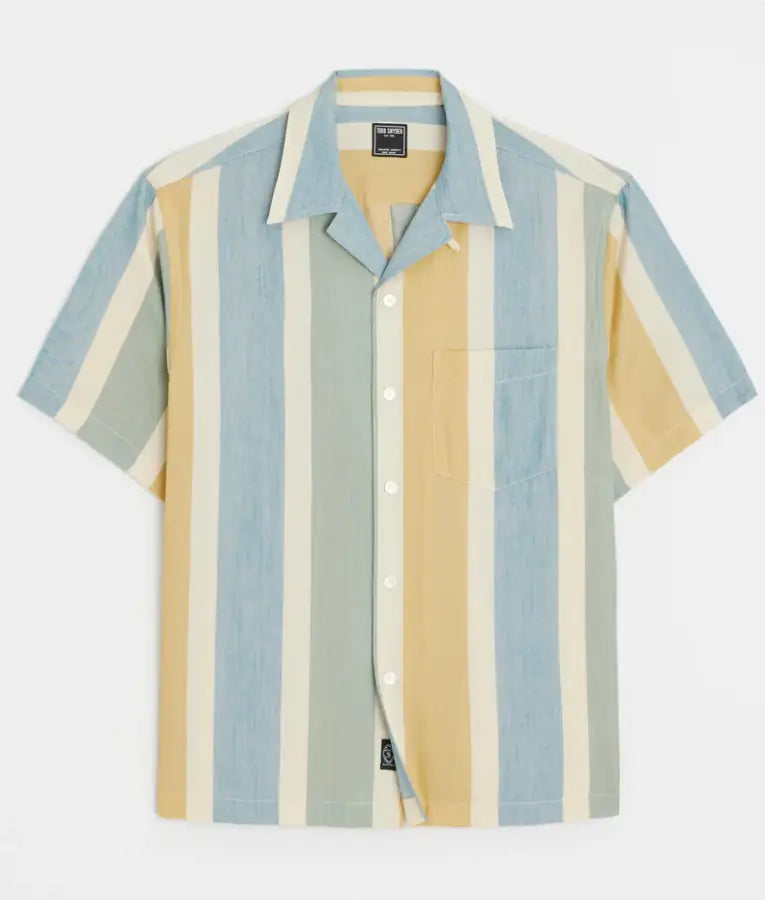 Access Hollywood Scott Evans Striped Shirt