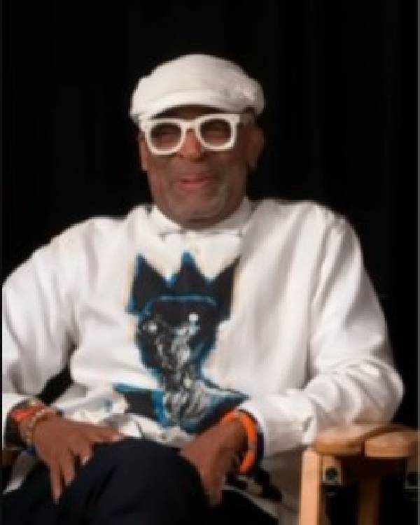 Access Hollywood Spike Lee White Sweater