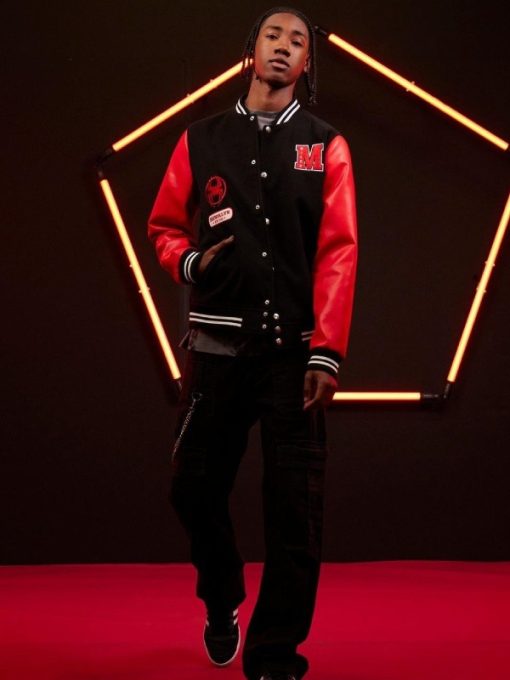 Across The Spider-verse Miles Morales Varsity Jacket