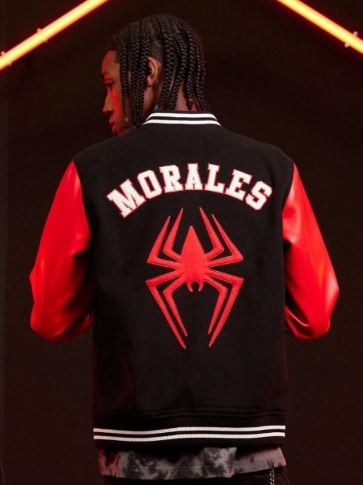 Across The Spider-verse Miles Morales Varsity Jacket