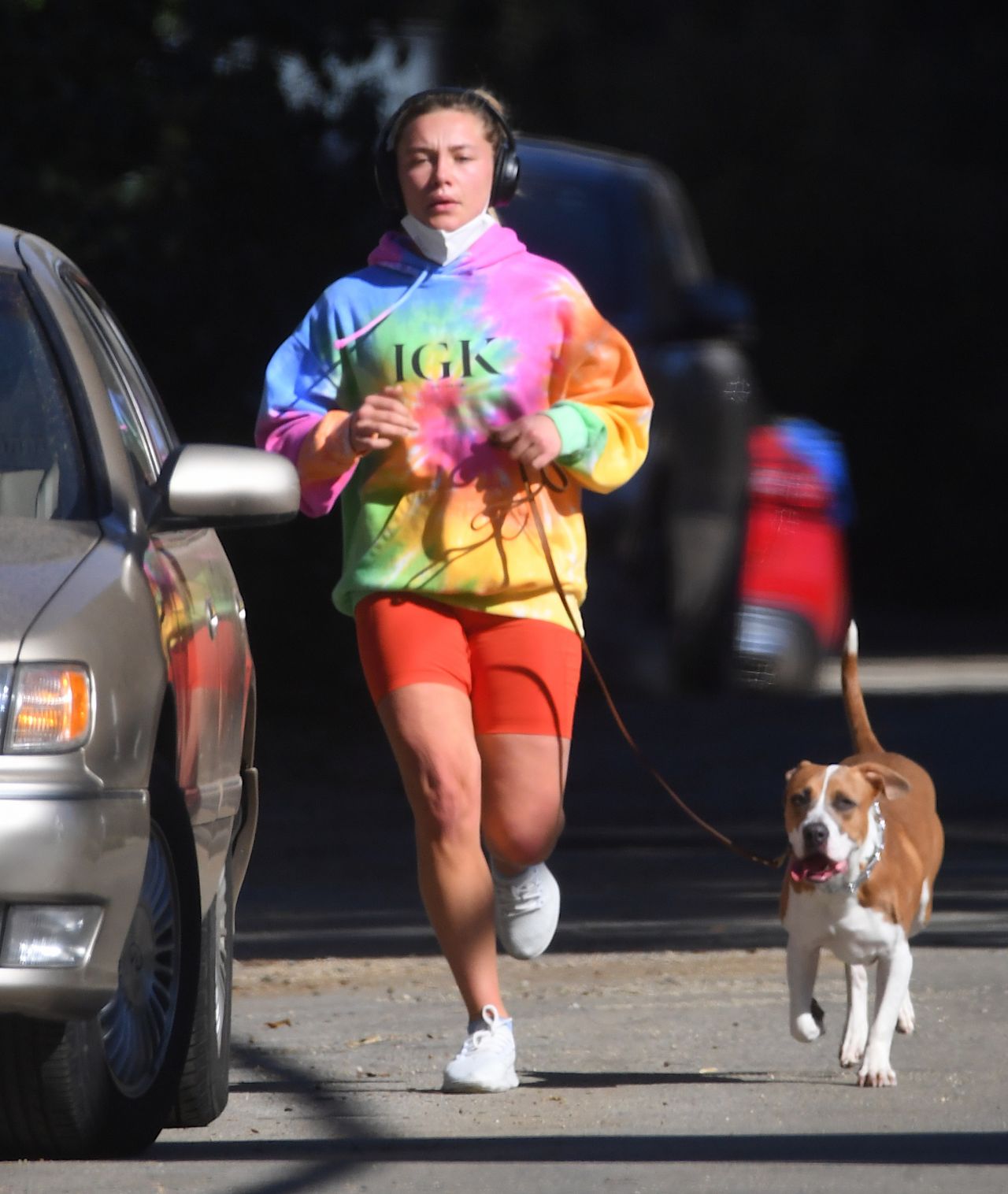 Florence Pugh Tie-dye Hoodie
