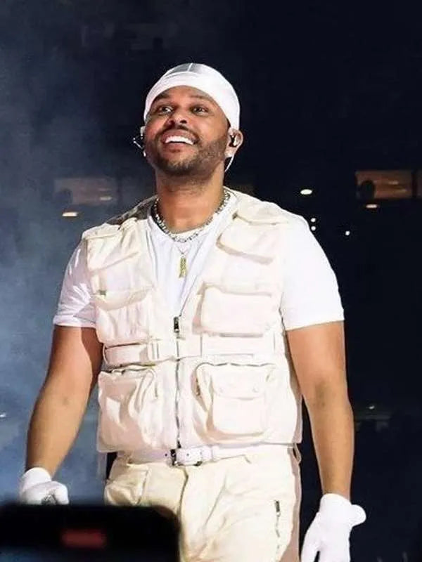 The Weeknd After Hours Til Dawn Tour White Vest