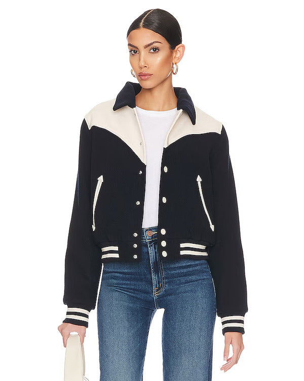 After Midnight 2025 Taylor Tomlinson Varsity Bomber Jacket