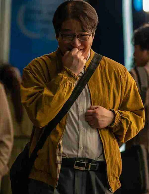 Ju Oh-nam Mask Girl S01 Bomber Jacket