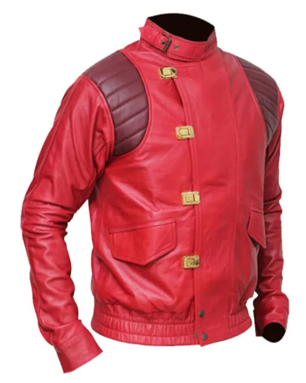 Akira Kaneda Red Leather Jacket