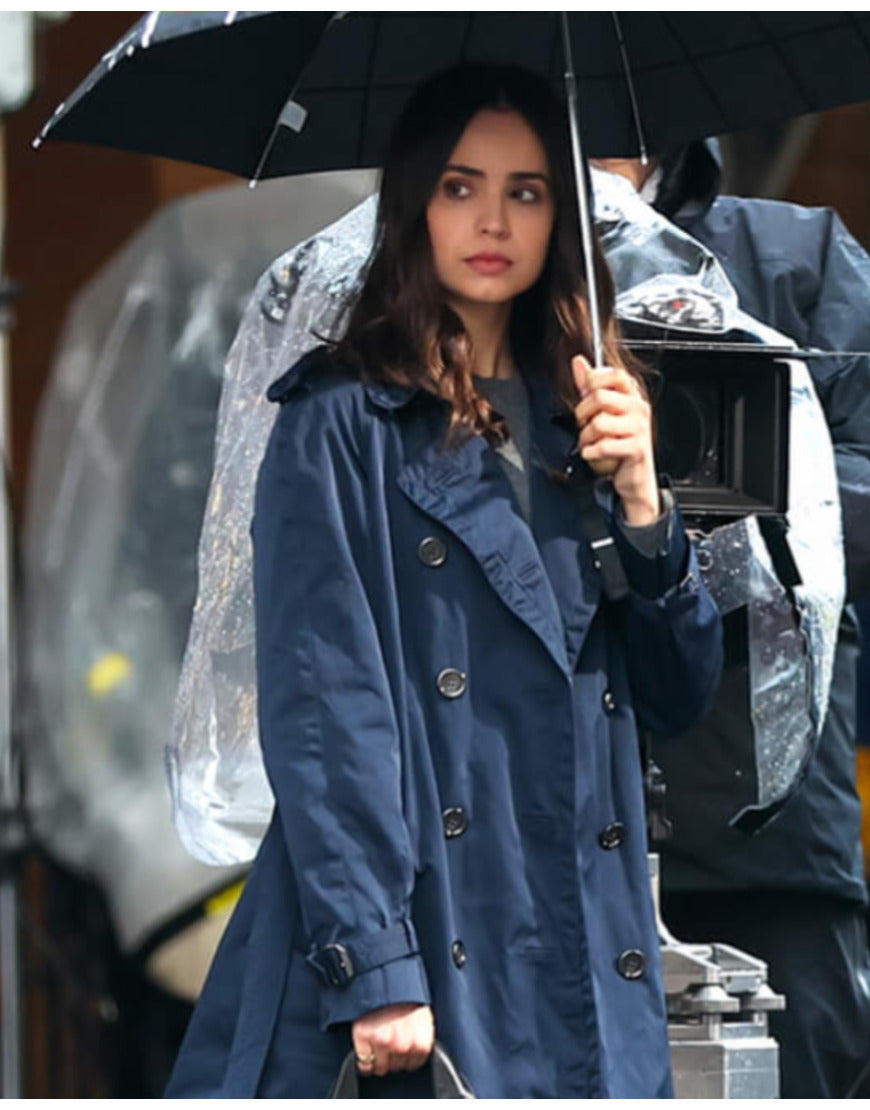 The Life List 2025 Sofia Carson Blue Coat