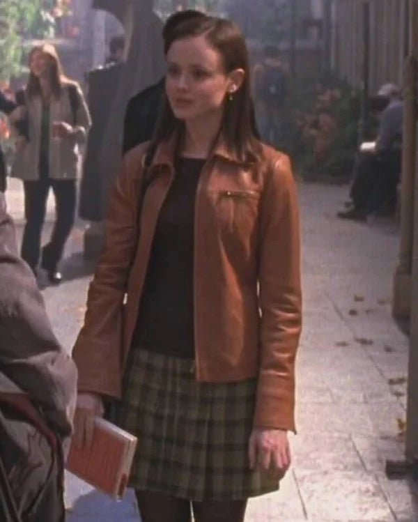 Gilmore Girls Rory Brown Leather Jacket
