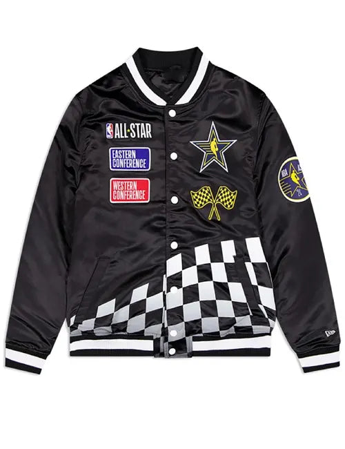 All-star Game 2024 Black Varsity Jacket