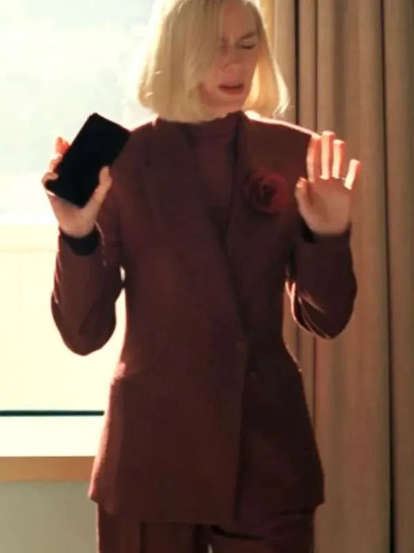 Naomi Watts All’s Fair Maroon Blazer