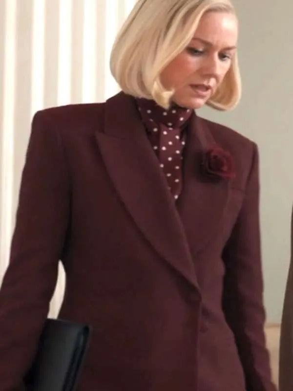 Naomi Watts All’s Fair Maroon Blazer