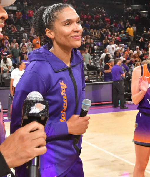 Alyssa Thomas Phoenix Mercury 2025 Purple Hoodie