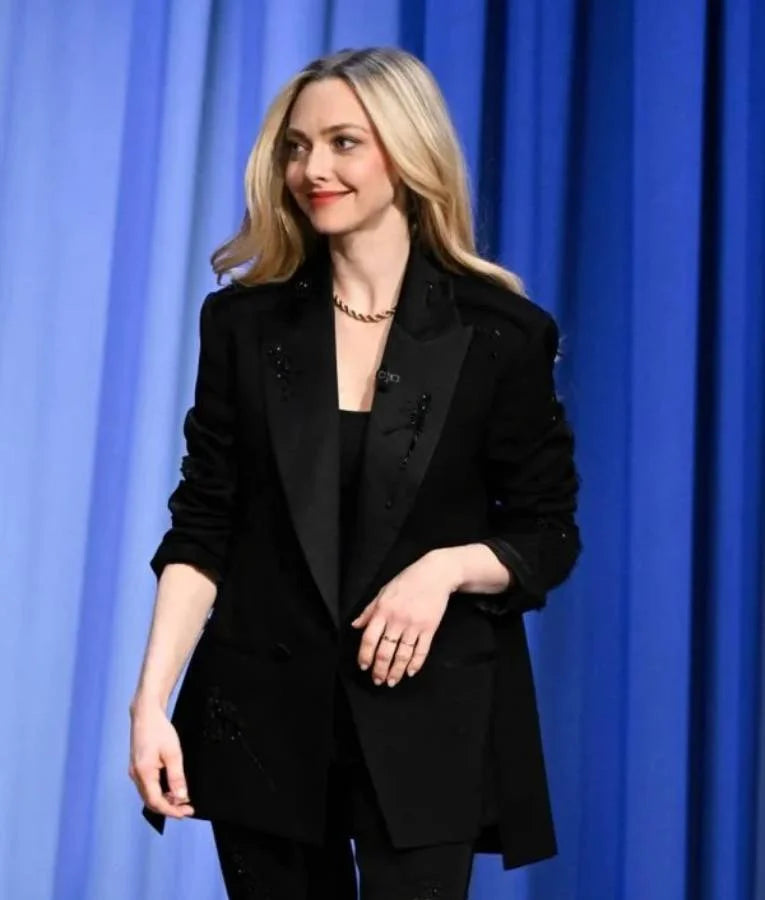 Amanda Seyfried The Tonight Show Starring Jimmy Fallon Blazer