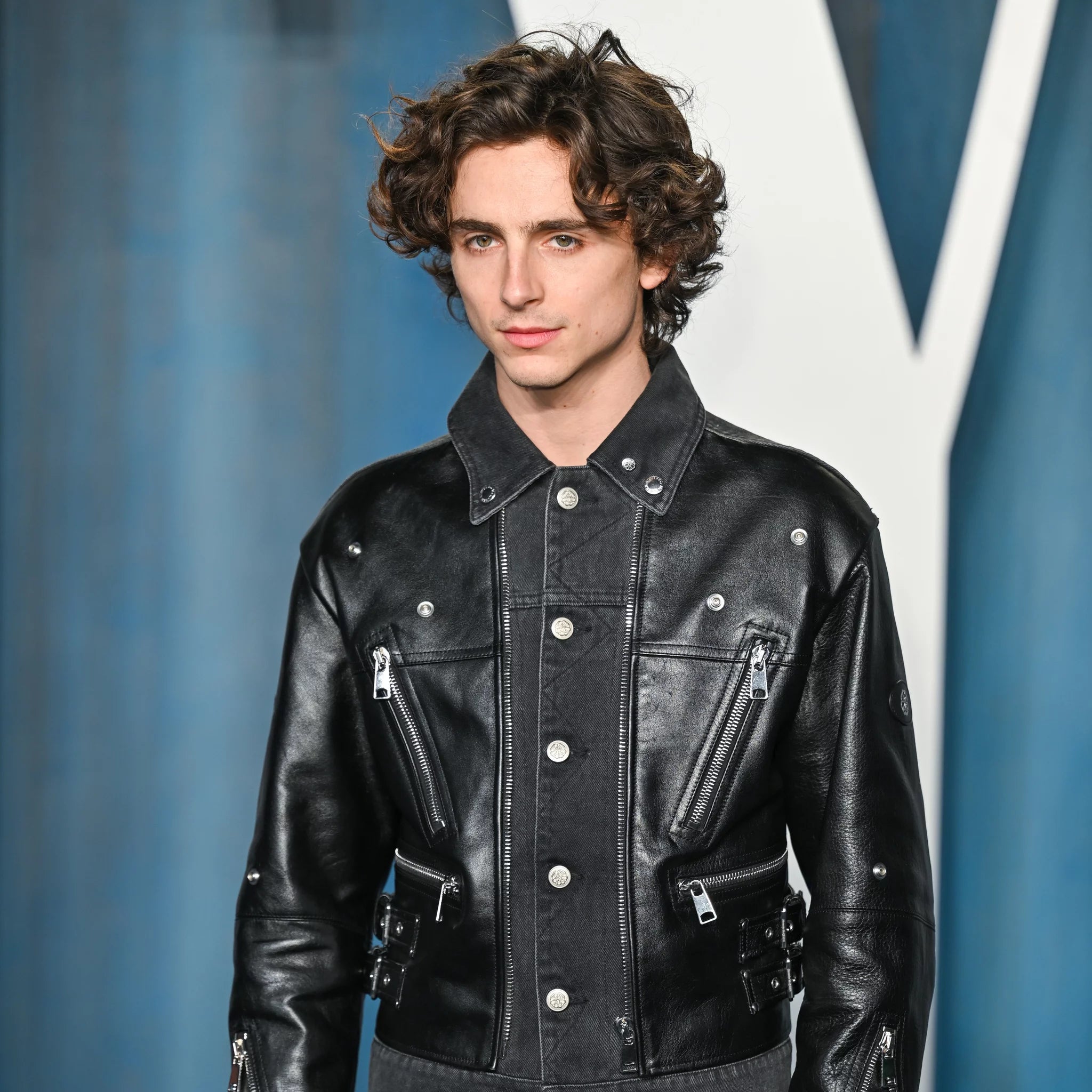 Timothée Chalamet Vanity Fair Oscar Party Black Jacket