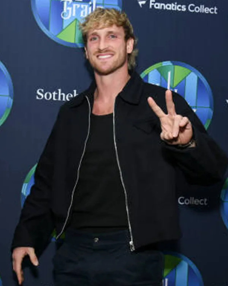 American Wrestler Logan Paul Black Jacket