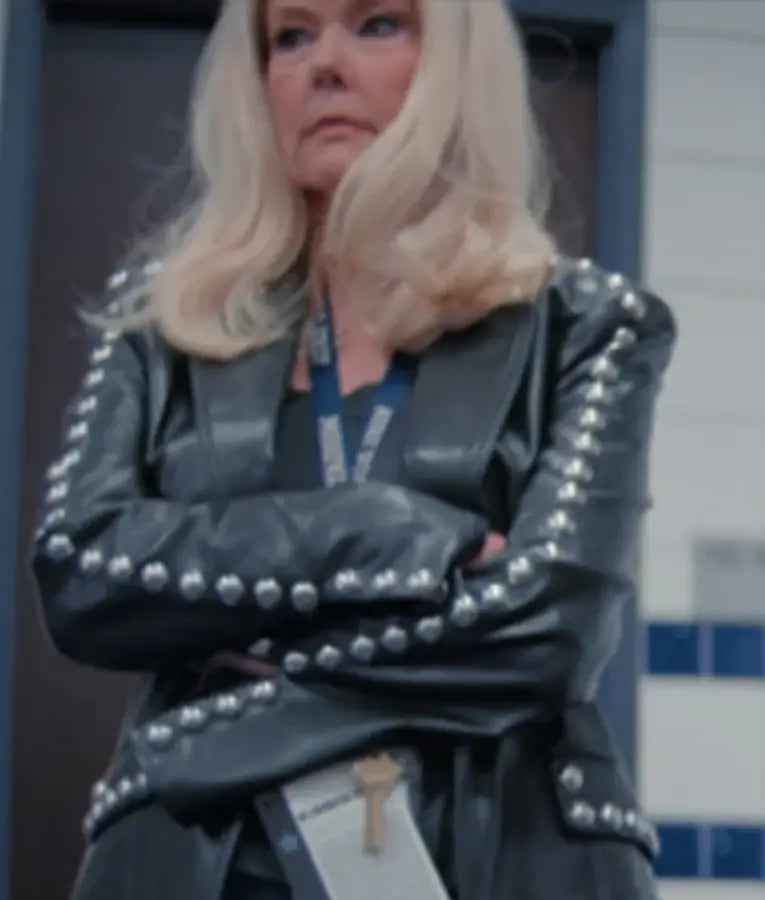 Americas Sweethearts Dallas Cowboys Cheerleaders Judy Trammel Black Leather Blazer