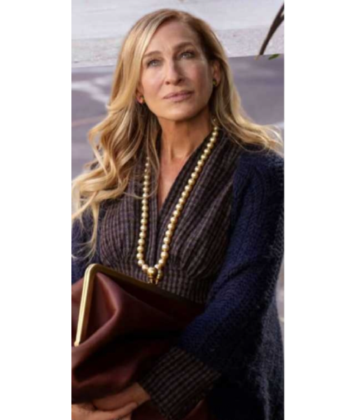 And Just Like That S03 Sarah Jessica Parker Checked Tailored Jacket