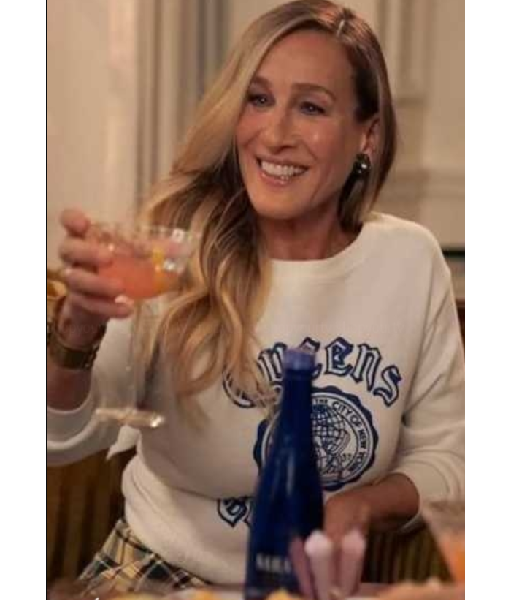 And Just Like That Sarah Jessica Parker Queens College Sweatshirt