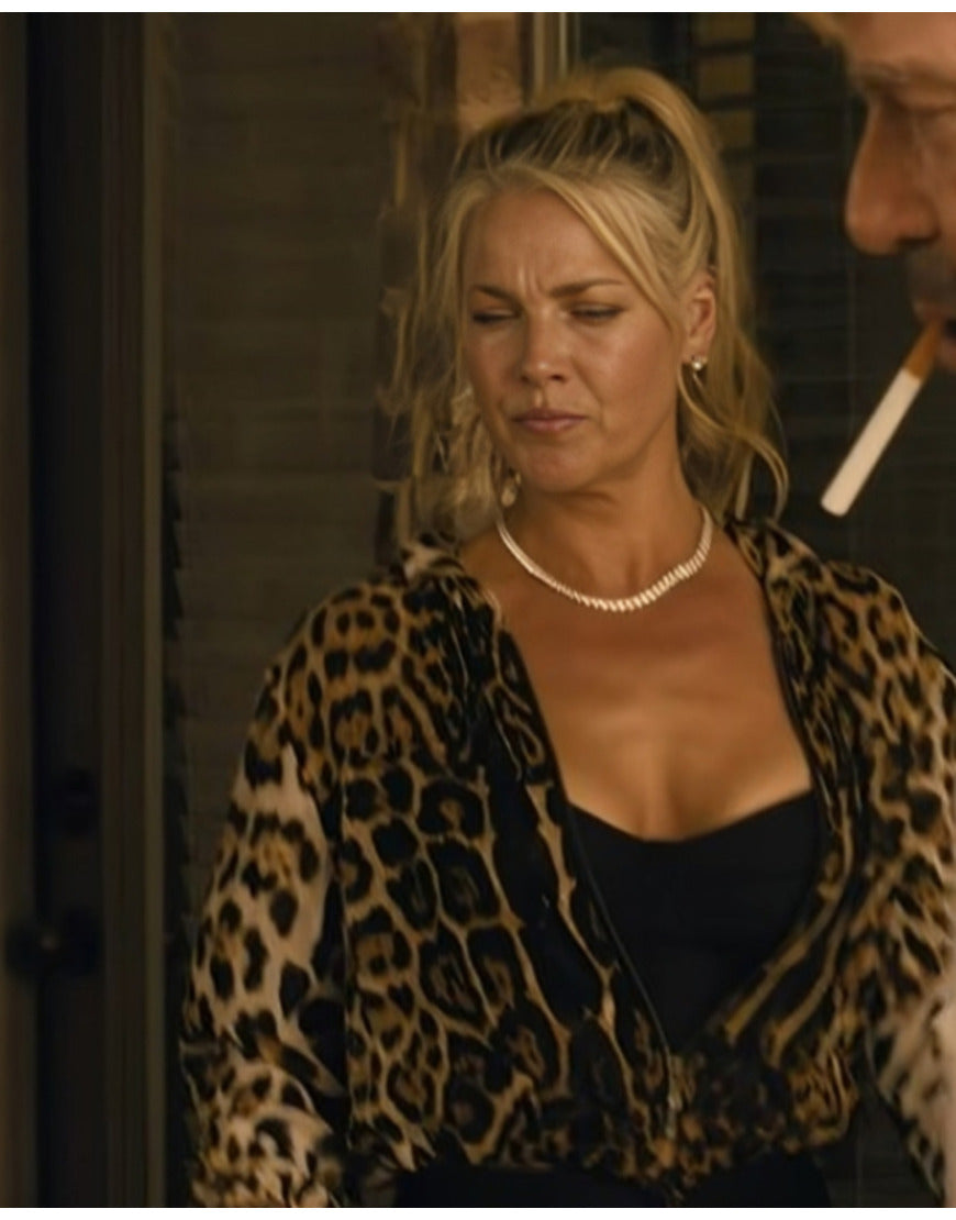 Landman 2024 Ali Larter Leopard Hoodie