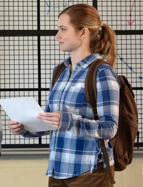Cady Heron 2024 Movie Mean Girls Blue Shirt
